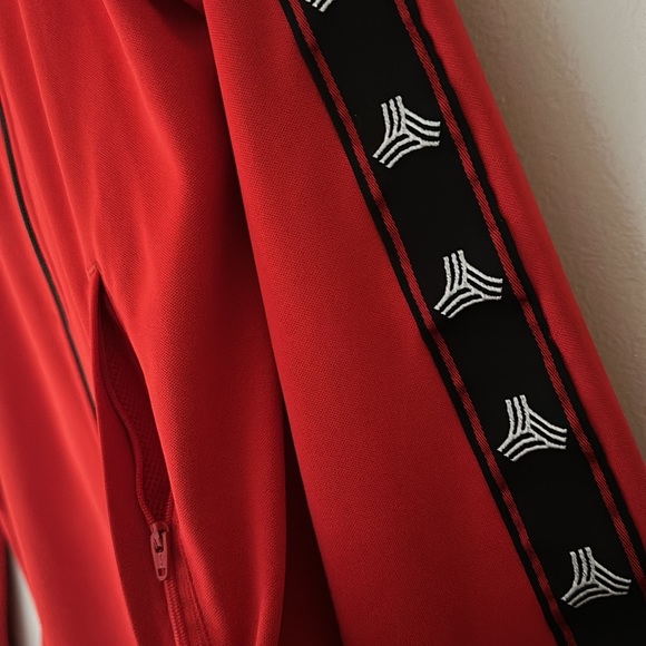 Adidas Performance Long Sleeve Red Jacket - Picture 4 of 5
